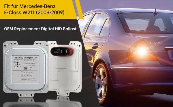 Benz E-Klasse W211 Xenon-forlygtestyringsenhed 2118705585 5DC00906000 2118709026