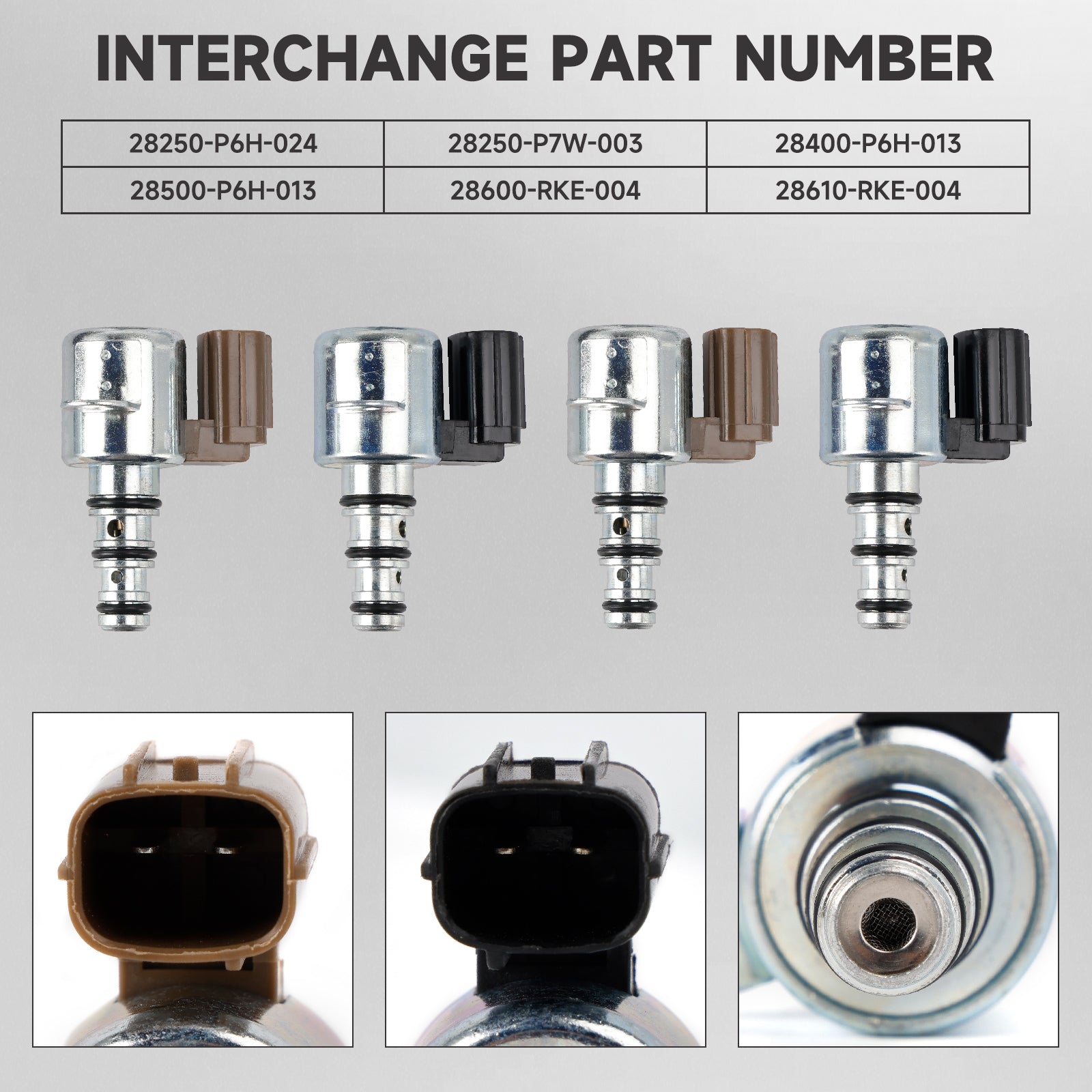2003–2007 Honda Pilot-Getriebe-Magnetventilsatz 8250-P6H-024 28250-P6H-024