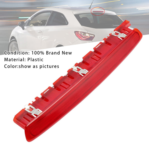 2010-2012 Seat Leon 1P Facelift LED Rear High Level Third Brake Stop Light Red 6J0945097A Generic