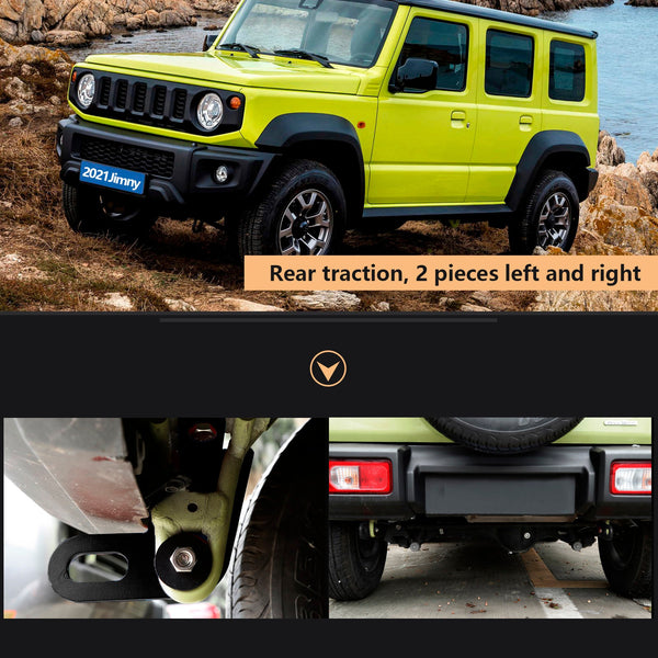 2019-2023 suzuki jimny jb64w jb74 2pcs posteriore sinistra e rimorchio destro gancio generico