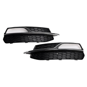 2013-2016 Audi A3 S-Line Front Lower Bumper Fog Light Cover Grille 8V3807681G 8V3807682G Generic