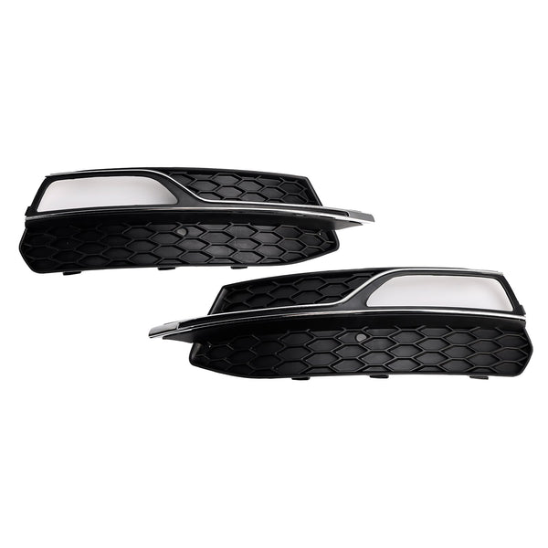 2013-2016 Audi A3 S-Line Front Lower Bumper Fog Light Cover Grille 8V3807681G 8V3807682G Generic