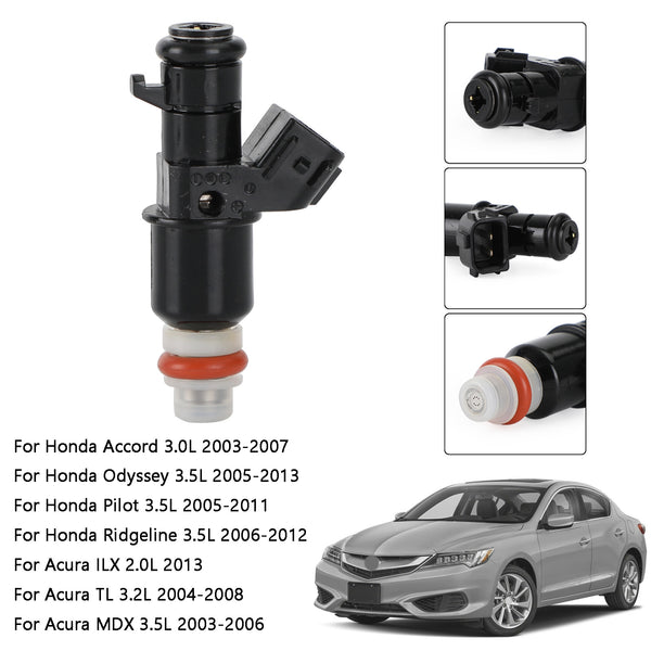 2003-2007 Honda Accord 3.0L 1PCS Fuel Injectors 16450-RCA-A01 16450RCAA01 Generic