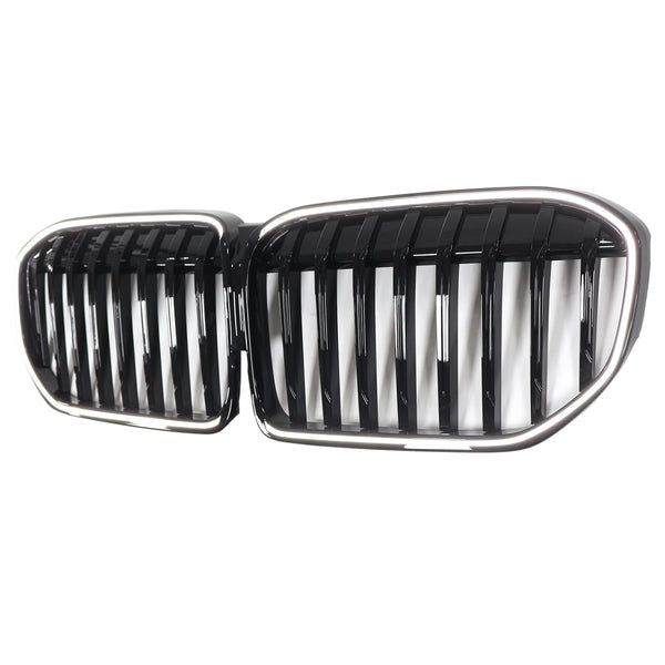 2019-2022 BMW 7-serie G11 G12 Enkel lamell glans sort frontgrill Generisk