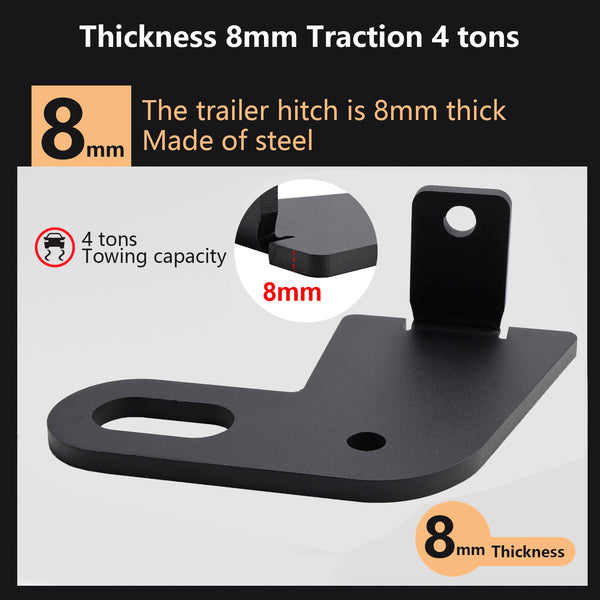 2019-2023 suzuki jimny jb64w jb74 2pcs posteriore sinistra e rimorchio destro gancio generico