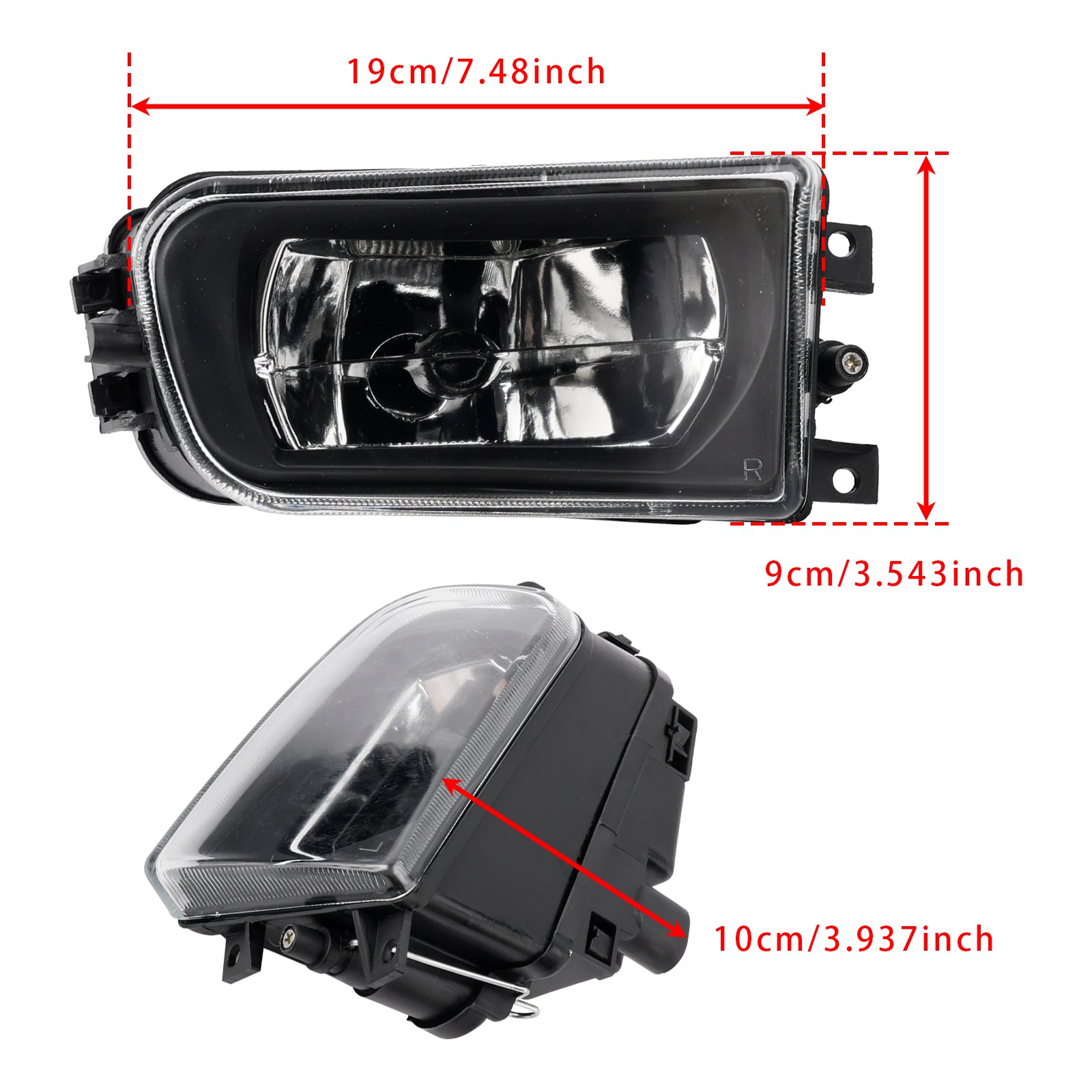 Par foran støtfanger tåkelys Lampehus skall for BMW BMW Z3 1997-2001
