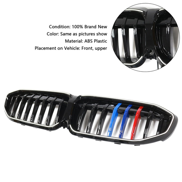 2019-2022 BMW 3-serie G20 Black Kidney Grille Grill M-stil 51138072085 Generisk