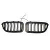 11.2009-02.2017 BMW 5-Serie F11 Grilla per paraurti renali Grille Gloss Black 51137203649 51137203650 Generico