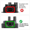 2008/10-2012/12 フォード フィエスタ VI バン 1.6 Ti-VCT 点火コイル パック 0221503485 ジェネリック