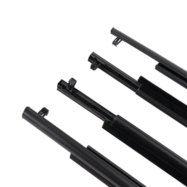 2010-2015  Toyota Prius 4PCS Door Glass Belt Outer Molding Weatherstrip
