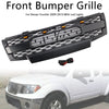 2009-2019 Nissan Frontier com luzes LED Grill Black Grill Grill Genic