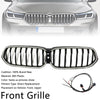 2020-2025 BMW 6 Série G32 Glossy Black Front Grill Grille Generic