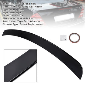 Heckspoiler in Hochglanzschwarz für Mercedes-Benz C-Klasse W203 01-07 Limousine