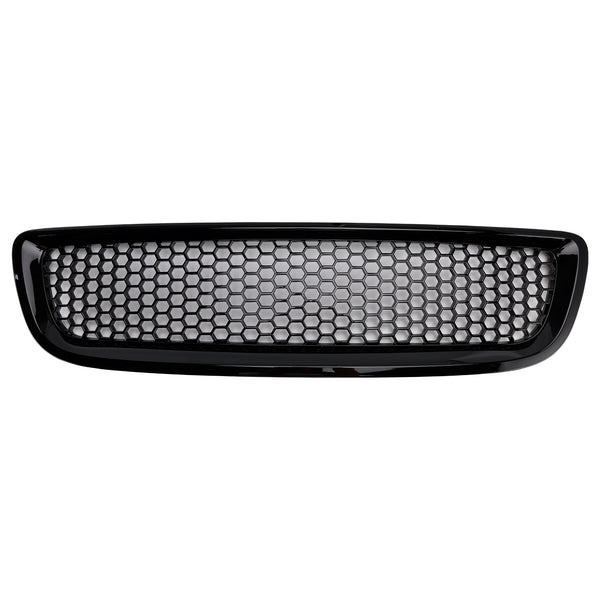 Gloss Black Front Bumper Honeycomb Grille Grill Fit Volvo S40 V50 2008-2012
