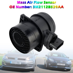 Mass Air Flow Sensor 3M2112B529AA For Ford VW Golf Audi A3 A4 Leon Octavia TDI