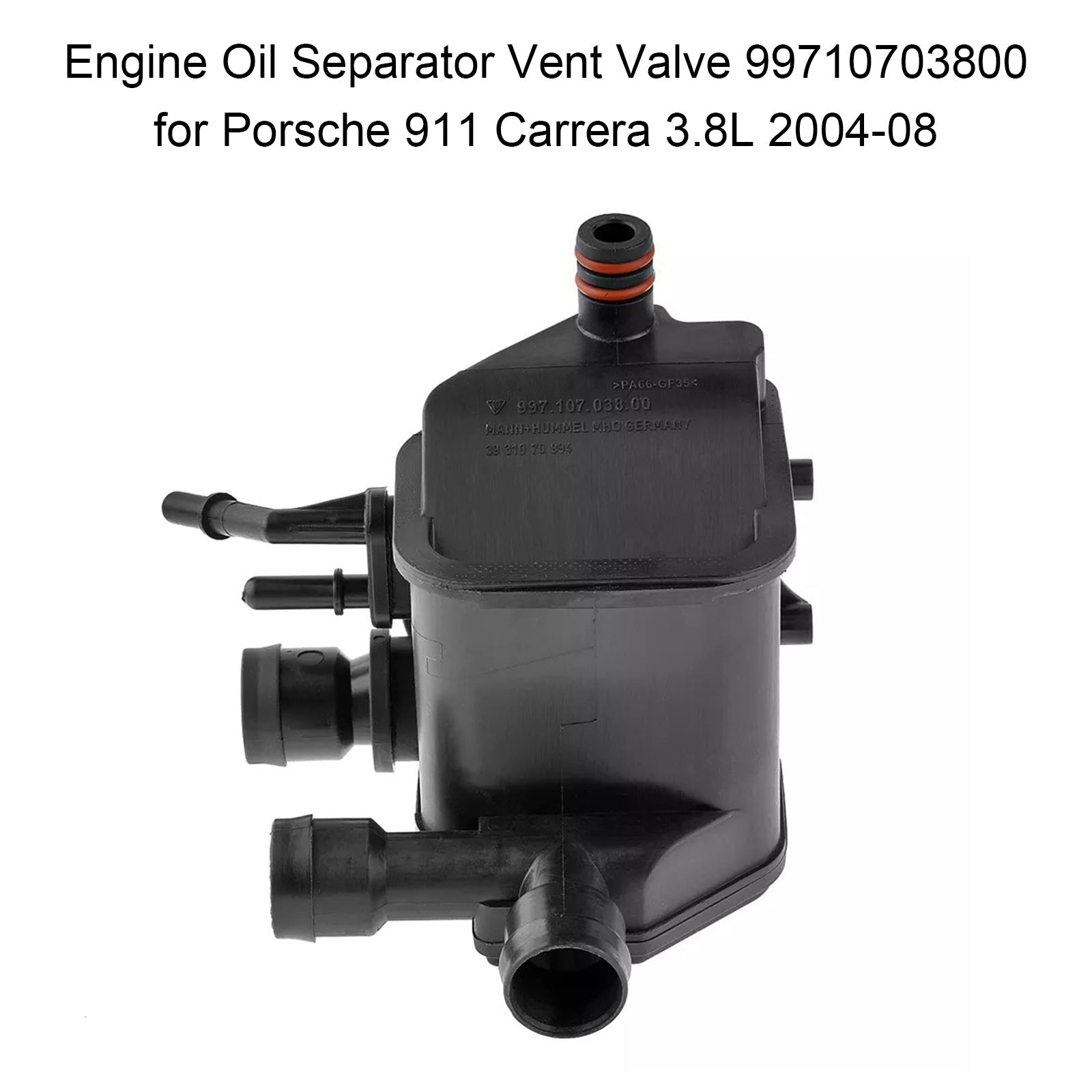 2005-2008 Porsche Odvzdušňovací ventil odlučovače motorového oleje 99710703800 90033105340 Generic