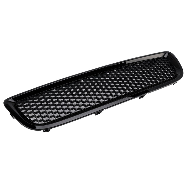 Gloss Black Front Bumper Honeycomb Grille Grill Fit Volvo S40 V50 2008-2012