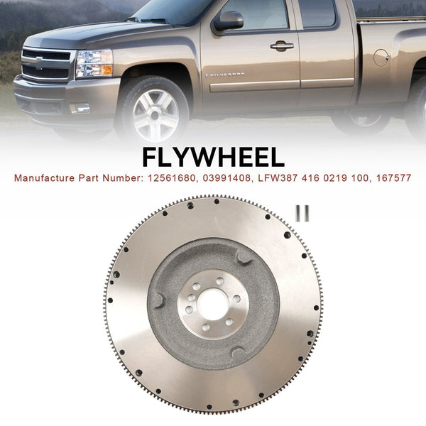 2001-2007 GMC Yukon (6.0L OHV 8cyl Vortec) Small Block 168-Tooth Flywheel 12561680 03991408