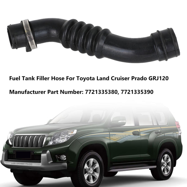 2003-2010 Toyota Land Cruiser Prado TRJ120/GRJ12*/KDJ120/KZJ120/LJ12*/RZJ12*/TRJ12* Tuyau de remplissage de réservoir de carburant 7721335380 générique