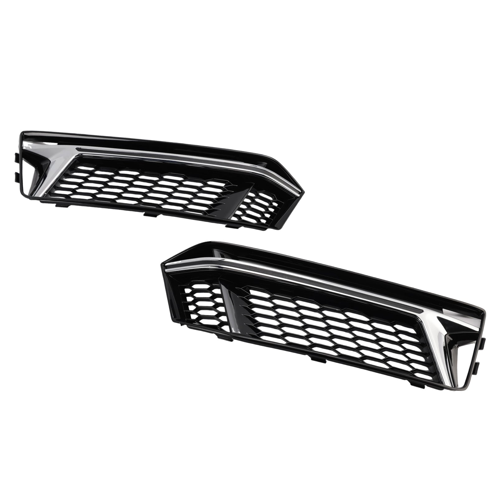 2016-2018 Audi S4/A4 S-Line B9 2 stk. tågelygteafdækning til grill 8W0 807 681 K 8W0 807 682 K Generisk