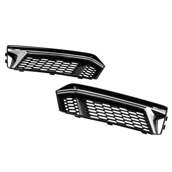 2016-2018 Audi S4 / A4 S-Line B9 2PCS Fog Light Cover Grille 8W0 807 681 K 8W0 807 682 K Generic