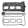 2011-2013 BMW E70 X5 xDrive 35i 3.0T N55B55 Engine Valve Cover w / Gasket+Cap 11127570292 E371-AS