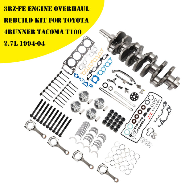 1995-2004 Toyota Tacoma 2.7L 3RZ-FE Motor Revaul Rebuild 11011-75020 11701-75022-01 Generisk