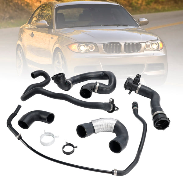 2007–2008 BMW 335xi 6-teiliges Kühler-Kühlmittel-Wasserschlauch-Rohr-Set W1939C Generic