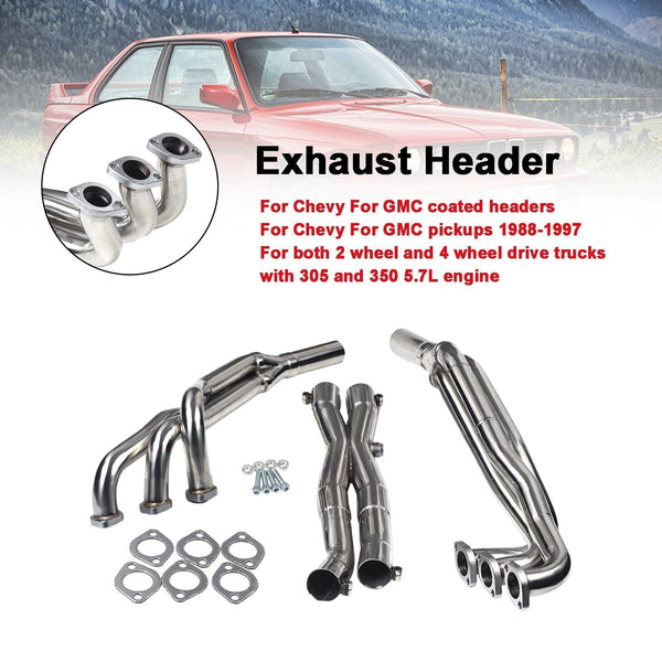 88-93 BMW E30 Models with 2.5L/2.7L l6 Engines Stainless Steel Exhaust Manifold Header