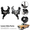 1973–1987 Chevy C10 2WD 2,5-Zoll-Front-Drop-Spindel-Tieferlegungssatz mit Rotor 1 Zoll LSOT00425 Generisch