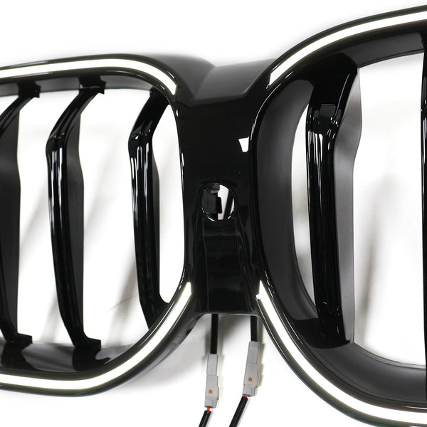 2020-2025 BMW 6 Série G32 Glossy Black Front Grill Grille Generic