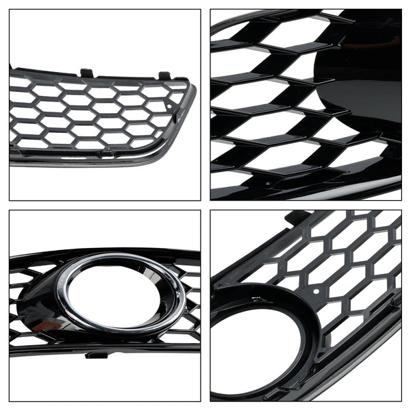 2009-2013 Audi A3 8P Standardversion Honeycomb Bumper Främre Dimljus Grill Grill Cover Generic