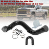 2007-2010 Chevy Silverado GMC Sierra 2500 3500 HD 6.6L Duramax LMM Diesel Kit de suppression EGR tuyau de coude d'admission à haut débit