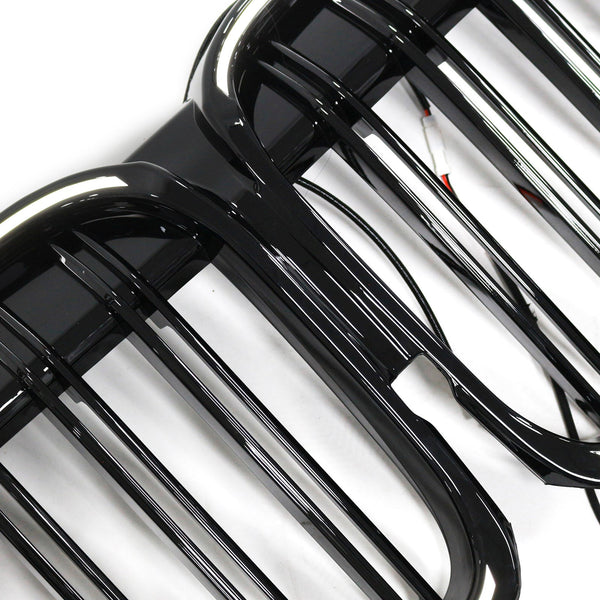 2019-2022 BMW 7 Série G11 G12 Dvojitá slabora Gloss Black Front Grill Grille Generic