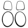 2015-och framåt Mini F57 4st Strålkastare Bakljustrim Surround Bezel Ring Set 51712285495 Generic