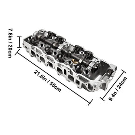 1985-1995 Toyota 4Runner 2.4L SOHC 8v 4Cyl Komplett cylinderhuvud 11101-35080 20-T-22R Generic