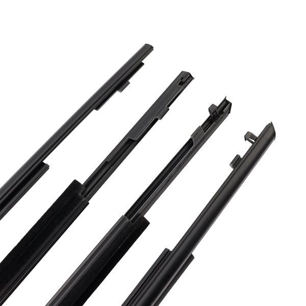 2010-2015  Toyota Prius 4PCS Door Glass Belt Outer Molding Weatherstrip