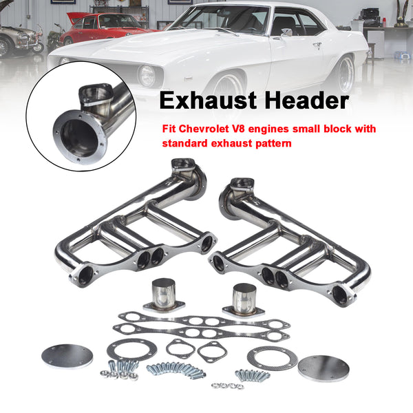 Chevrolet V8 engines small block with standard exhaust pattern Exhaust Manifold Header 265-400