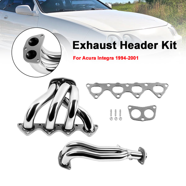 1994-2001 Acura Integra Collecteur d'échappement en acier inoxydable Racing Header Générique