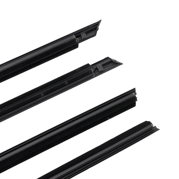 4 Stück Türglas-Gürtel-Außenform-Dichtungsstreifen für Suzuki Grand Vitara 09–13