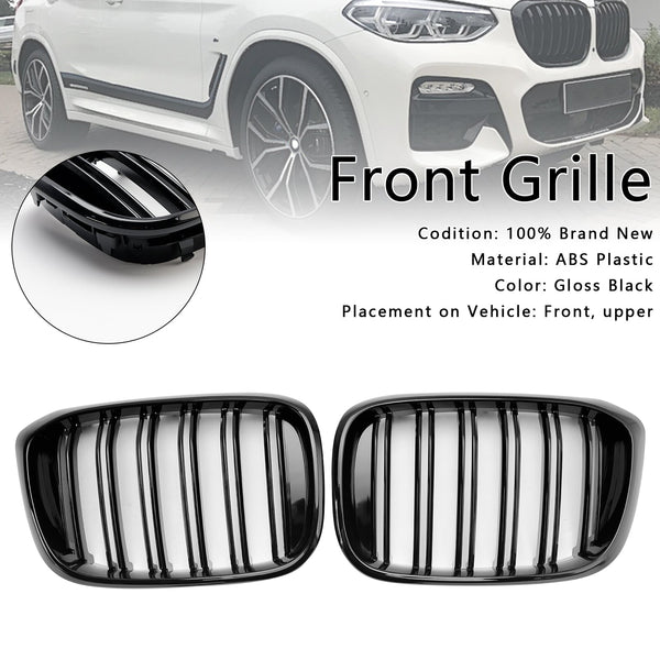 2018-2021 BMW X4 G02 X3 G01 G08 Pre LCI Front Kidney Grille Mesh Grill 51138469959 Generic