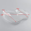 Headlight Lens Shell Plastic Cover Left For 2001-2007 Benz W203 C-Class 4 Door