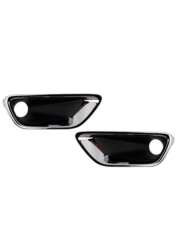 2PCS Front Fog Light Lamp Bezel 68261711AA Fit Jeep Grand Cherokee 2016-2020