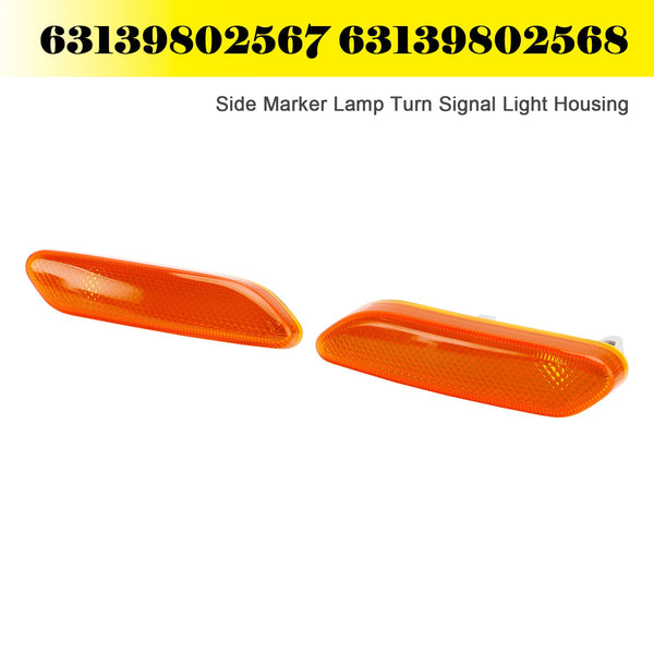 2010 - 2017 MINI R60 COUNTRYMAN Pair Side Marker Lamp Turn Signal Light Housing 63139802567 63139802568 Generic
