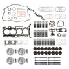 2011-16 Hyundai Sonata 4-Door 2.4L G4KJ Engine Rebuild Pistons Gasket Overhaul Kit 2102025120 2102025150