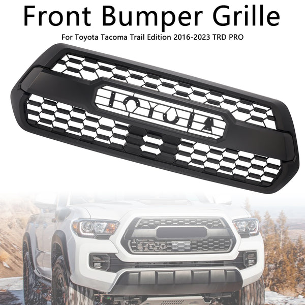 2016-2023 TACOMA TRD PRO W/GOWING EMBLET PT228-35170 Přední nárazník Grill Kit Matte Black