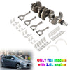 2012-2016 Hyundai Accent GL Sedan 4-dörrars 1.6L motor vevaxel dragstång och lagersats 23041-2B620 23410-2B601 Generic