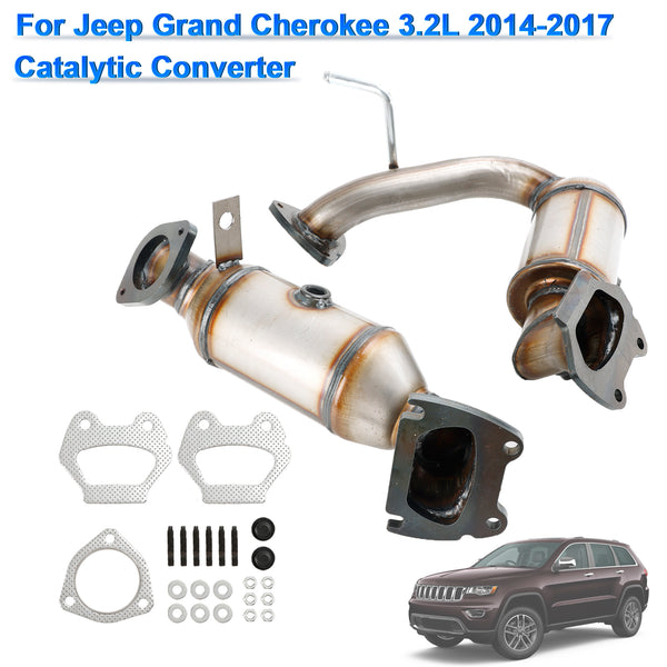 2014-2017 Jeep Cherokee 3.2L Both Catalytic Converters