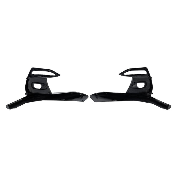 Bumper Fog Light Lamp Cover Black Grille Bezels For 2018-2020 Infiniti Q50 Sport