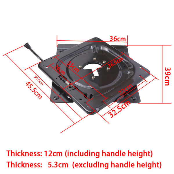 Universal Car Van Motorhome Seat Swivel Turntable Modification Multiple slots Generic